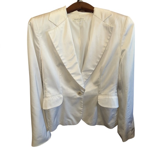Banana Republic Jackets & Blazers - Banana Republic Classic White Suit Jacket Blazer Preppy Work Wear Boss Lady Top